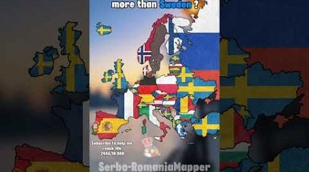 Do I like your Country more than Sweden?#europe#mapping#geography#mapper#history#Sweden