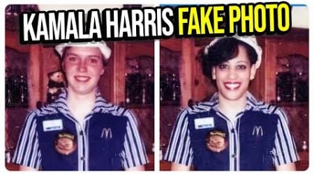 FAKE PHOTO! Team Kamala Spreads DOCTORED Photographs of Her in McDonald&#39;s Uniform! Viva Frei RANTS!