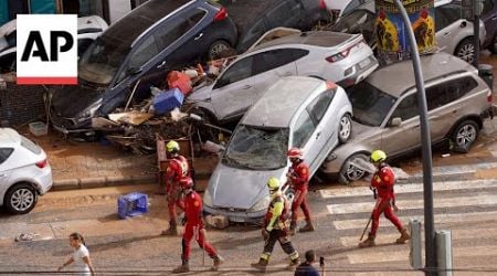 Aftermath of devastating Spain flash floods, leaving at least 95 dead