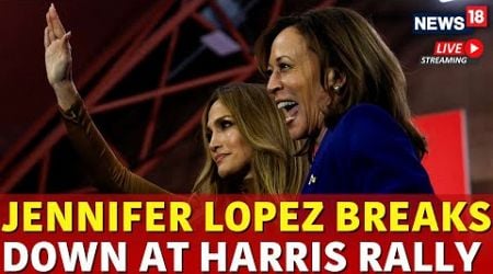 Live Jennifer Lopez Gets Emotional At Las Vegas Rally | Kamala Las Vegas Speech | Kamala Vs Trump