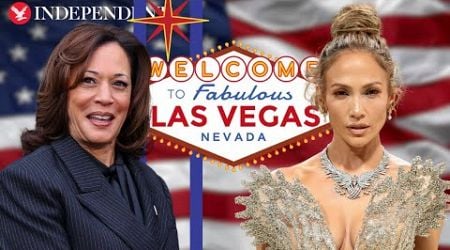 Watch again: Harris campaigns with Jennifer Lopez in Las Vegas