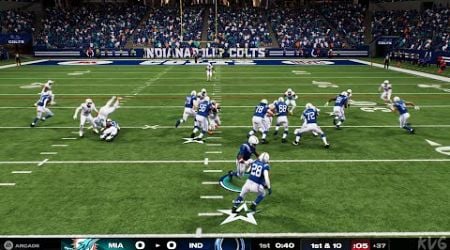 Madden NFL 25 - Miami Dolphins vs Indianapolis Colts - Gameplay (PS5 UHD) [4K60FPS]