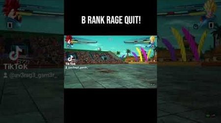 Sparking Zero Rage Quit! #spar#dragonball #dbz #gaming #gamingcommunity #gamingchannel #rage #yt