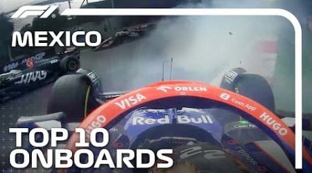 Top 10 Onboards | 2024 Mexico City Grand Prix | Qatar Airways