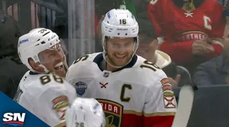 Panthers&#39; Barkov Pumps Up Finnish Home Town Fans With Global Series Snipe Vs. Stars