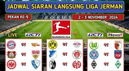 Jadwal Liga Jerman Live RCTI ~ LEVERKUSEN vs STUTTGART ~ BAYERN MUNCHEN vs UNION BERLIN | Pekan 9