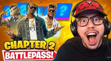 NEW *Chapter 2 REMIX* BATTLE PASS in Fortnite! (Snoop Dogg, Ice Spice, Juice Wrld)