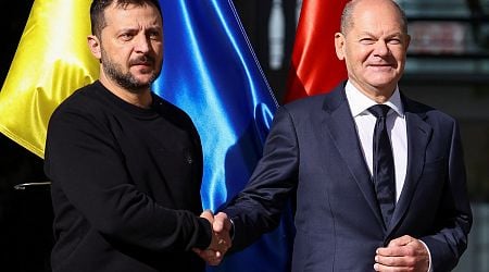 Zelenskyy urges allies to maintain aid as Scholz pledges weapons package