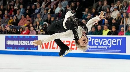 Malinin hits backflip, quads to win Skate America