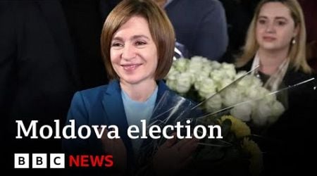 Moldova President Maia Sandu claims election victory despite alleged Russian meddling | BBC News