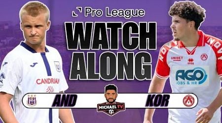 RSC Anderlecht 4-0 KV Kortrijk Live | Pro League | Watch Along