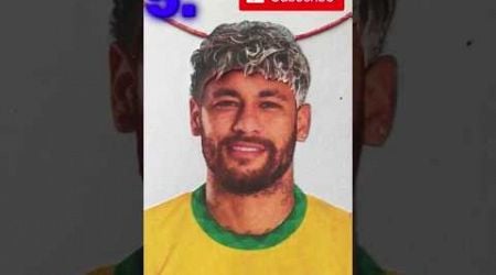 which neymar&#39;s hairstyle do you like ?#football #creative #art #shorts