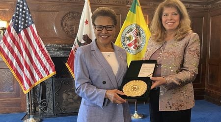 Vice President Iotova Meets with LA Mayor Karen Bass