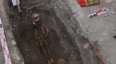 Unexpected medieval child burial found in Hungarian archaeological excavation