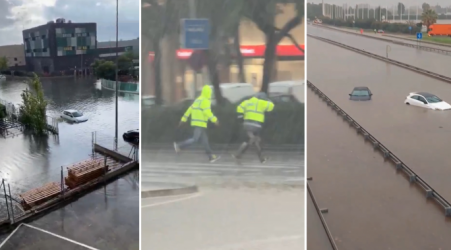  Barcelona hit by torrential rain, flooding 