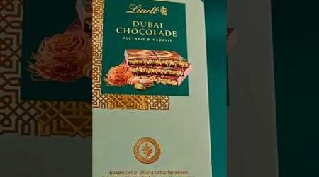 Dubai Schokolade von Lindt ? Streng Limitierte Pistazien Dubai Schokolade von Lindt ! #schokolade