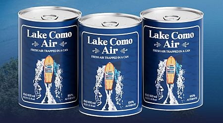 Lake Como in a can? 'Air' from tourist destination on sale for $11 in Italy