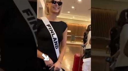 Miss Universe Dimples Romana Iconic Red Maleta Award Goes to - Miss Latvia #missuniverse2024