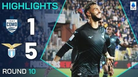 COMO-LAZIO 1-5 | HIGHLIGHTS | TWO red cards as Lazio cruise to victory | Serie A 2024/25