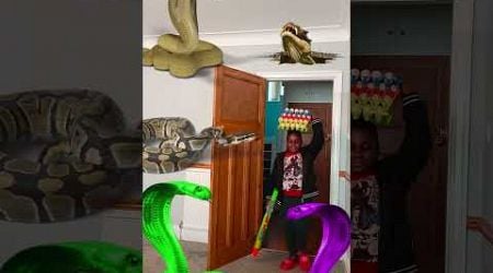 Animal funny video Anaconda snake python in my house in real life bhoot wala usa #bhojpuri #vfx p18