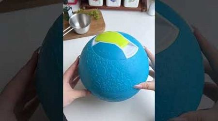 Ice cream is made inside this new type of football #shortvideo