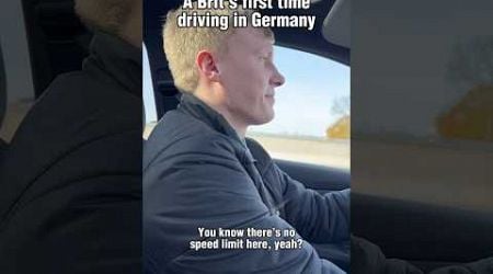 A Brit driving in Germany