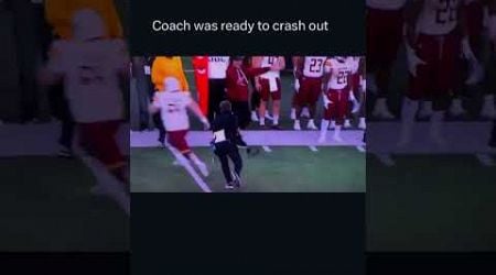 Should a coach act like this? #football #ncaa #coaching #collegefootball #sideline