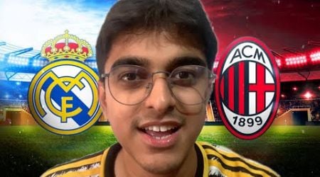 REAL MADRID VS AC MILAN | UCL LIVE REACTION!