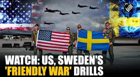 US, Swedish Air Forces join hands and conduct military training as a part of NATO exercise