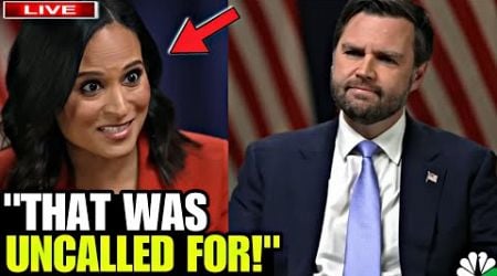 Host Kristen Welker ESCORTED OFF SET After INSULTING JD Vance For EXPOSING This On Kamala Harris