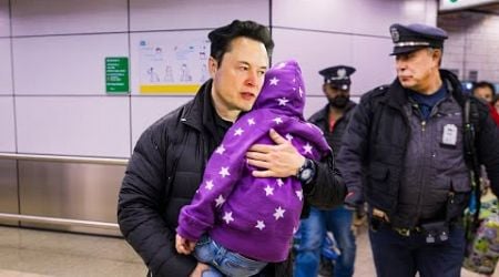 Elon Musk SPOTS 5-Year-Old Girl Alone In The Bus, What Happens Next Will Melt Your Heart