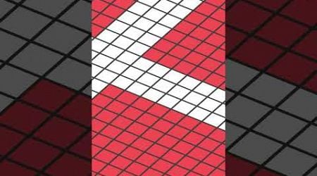 Rubik&#39;s Cubes Form the Denmark Flag Pattern (Endless)