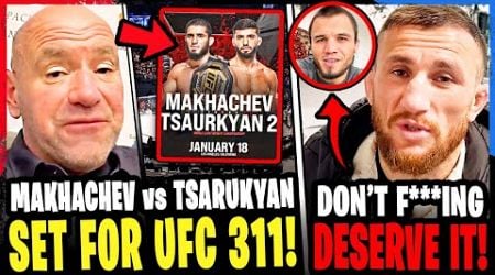 Islam Makhachev vs Arman Tsarukyan SET FOR UFC 311! Dana White CANCELS FIGHT! Merab &amp; Umar BEEF