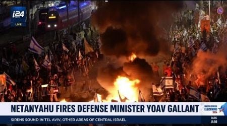 Netanyahu fires defense minister Yoav Gallant