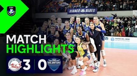 Highlights I Savino Del Bene SCANDICCI vs. CSO Voluntari I CEV Champions League Volley Women 2025