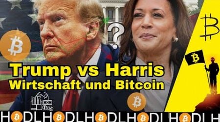 Bitcoin &amp; Wirtschaft: Trump oder Harris?