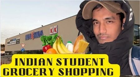 Indian student grocery shopping | LITHUANIA | ENGLISH 2024