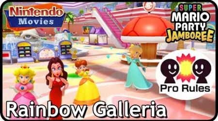 Super Mario Party Jamboree - Rainbow Galleria (Pro Rules, 4p: Rosalina vs Daisy vs Pauline vs Peach)