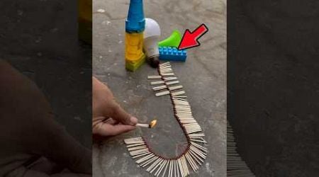 Electric energy generate with match sticks satisfying video #satisfying #shorts #unitedkingdom #usa