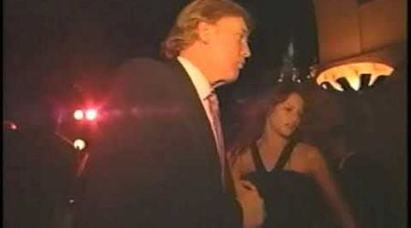 Donald &amp; Melanie Trump Dancing 1998 Atlantis w a surprise from Ivana