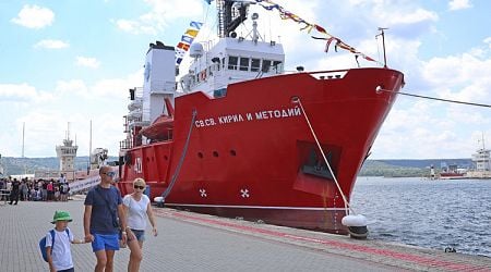 Naval Research Vessel RSV 421 Poised to Set Sail for Antarctica