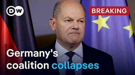 Germany&#39;s coalition collapses as confidence vote planned | DW News