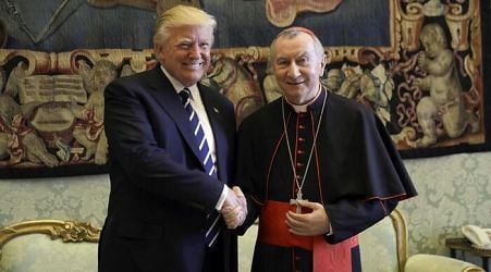 Parolin says he hopes Trump can 'overcome polarisation'