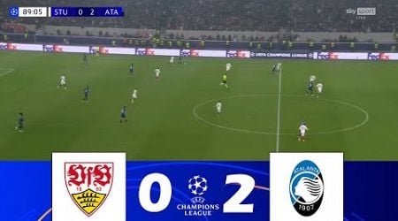 VfB Stuttgart vs. Atalanta [0-2] | UEFA Champions League 2024/25 | Match Highlights!