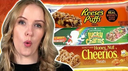 Irish People Try American Cereal Bars