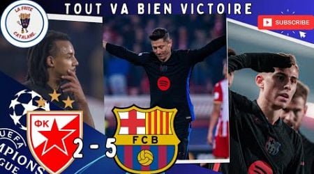 ETOILE ROUGE 2-5 BARCA KOUNDE MODE CAFU ALVES LEWA DOUBLE YAMAL REGALE BARCA DANS LE TOP 8