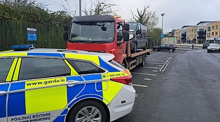 Van driver arrested after being caught flouting laundry list of road safety laws