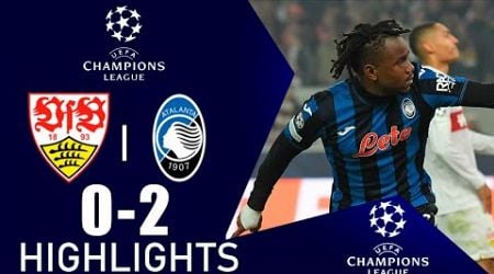 Stuttgart vs Atalanta 0-2 Highlights Goals | UEFA Champions League 2023/24