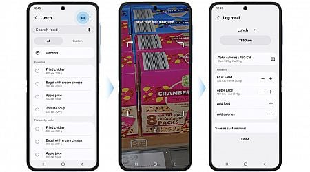 Samsung Health Adds Food Barcode Scanning, Health Record Viewing