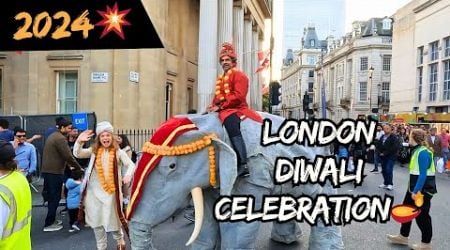 London Diwali Celebration 2024 | Trafalgar Square | United Kingdom